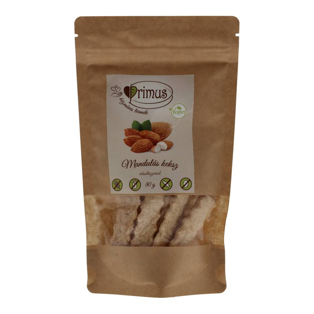 Ciastka Primus z migdałami 100g