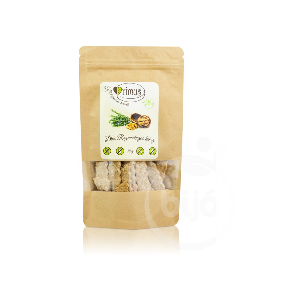 Primus vegane Walnuss-Rosmarin-Kekse 80 g