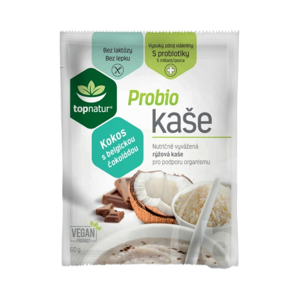 Ryžový puding Probio s kokosovou příchutí a belgickou čokoládou 60 g