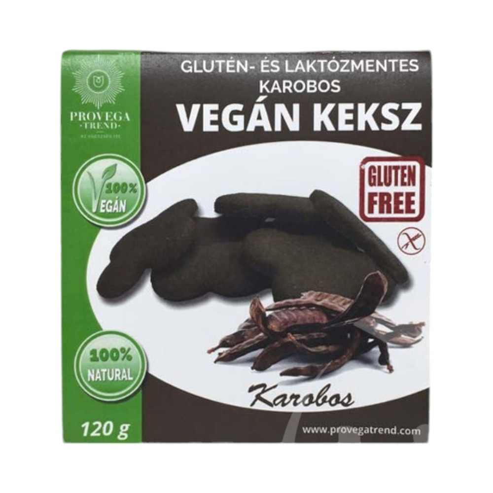 Vegánske karobové sušienky Provega Trend bezlepkové 120 g