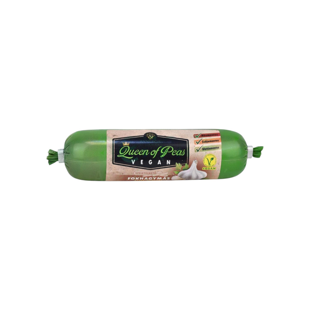 Queen of peas vegán szeletelhető fokhagymás szendvicsfeltét 200 g