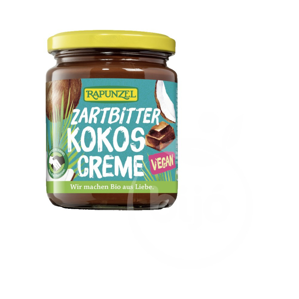 Rapunzel bio étcsokoládé és kókusz krém 250 g