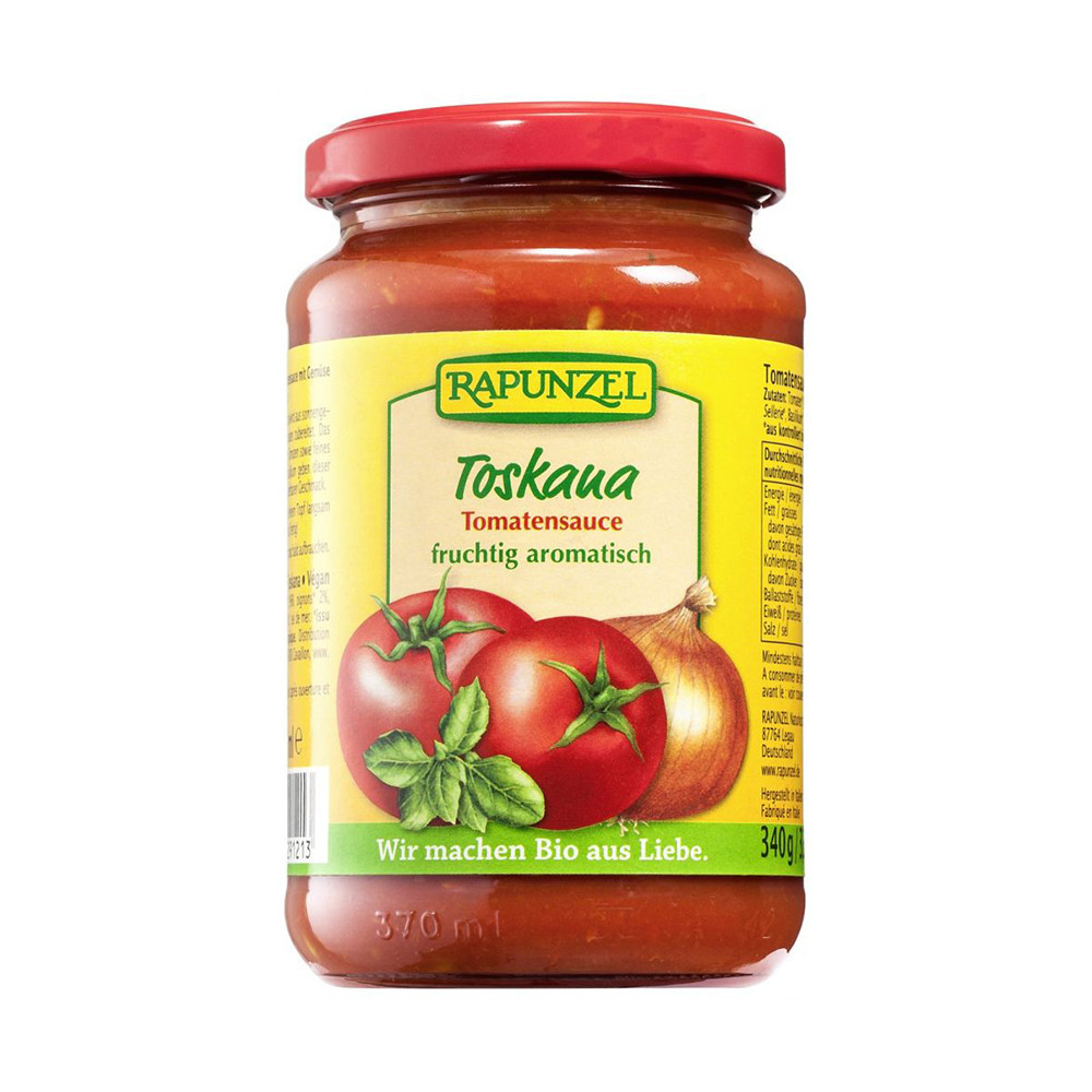 Bio paradajková omáčka Rapunzel Toscana 340 g