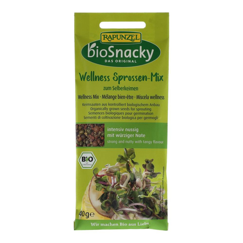 Rapunzel Bio Snacky Wellness Mix kiełków 40 g
