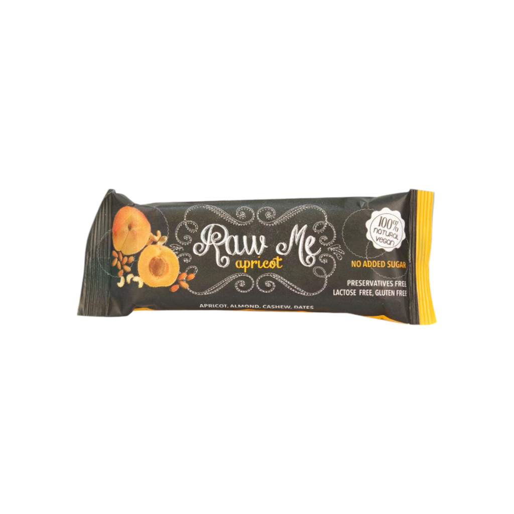 Raw Me nyers gyümölcsszelet sárgabarackos 45 g