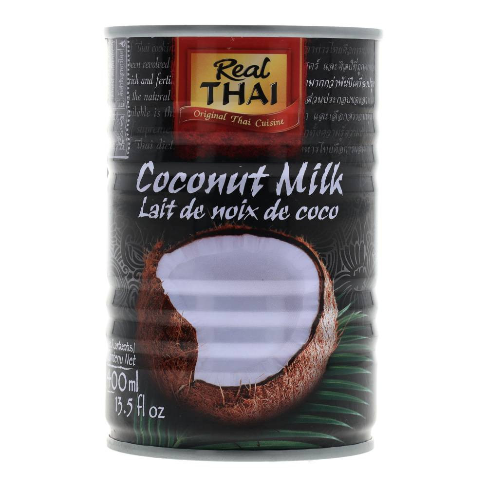 Skutočný thajský kokosový mlieko 400 ml