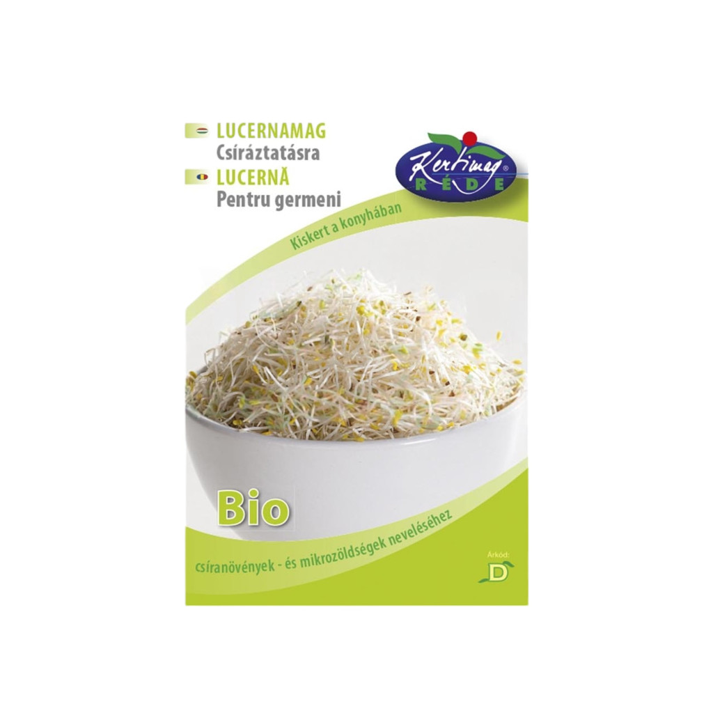 Organic alfalfa sprouting seeds, 30 g