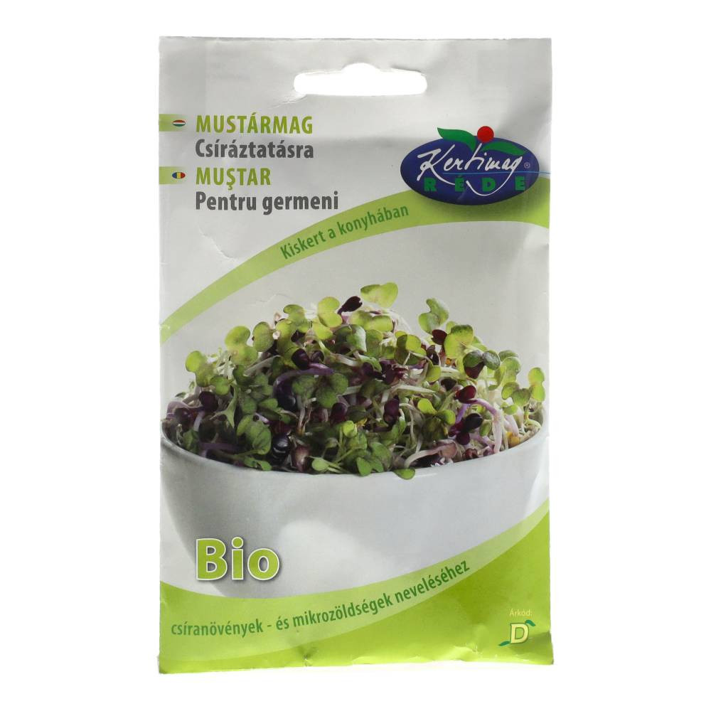 BIO horčičné semienka na klíčenie, 50 g