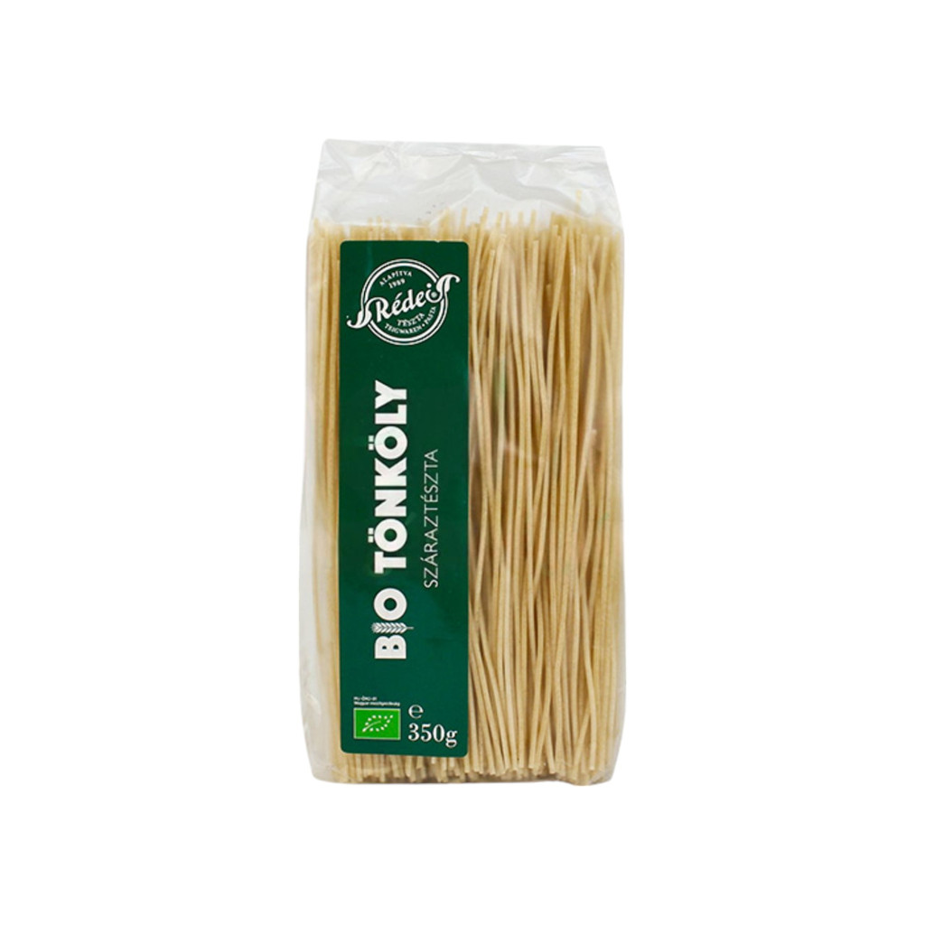 Paste bio din tărâțe de grâu dur, tăiței de spagetti alb 350 g