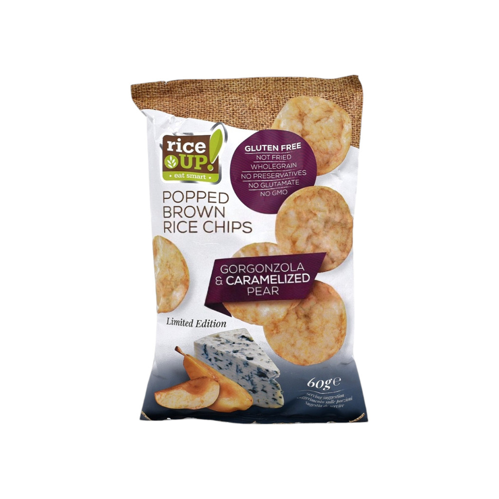 Rice Up chips with gorgonzola cheese flavor 60 g