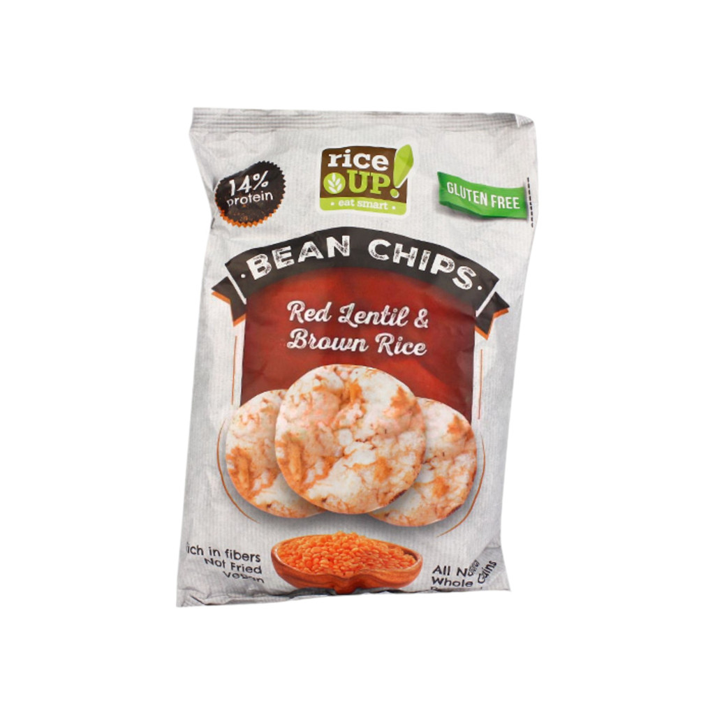 Cipsuri proteice Rice Up cu linte roșie 60 g