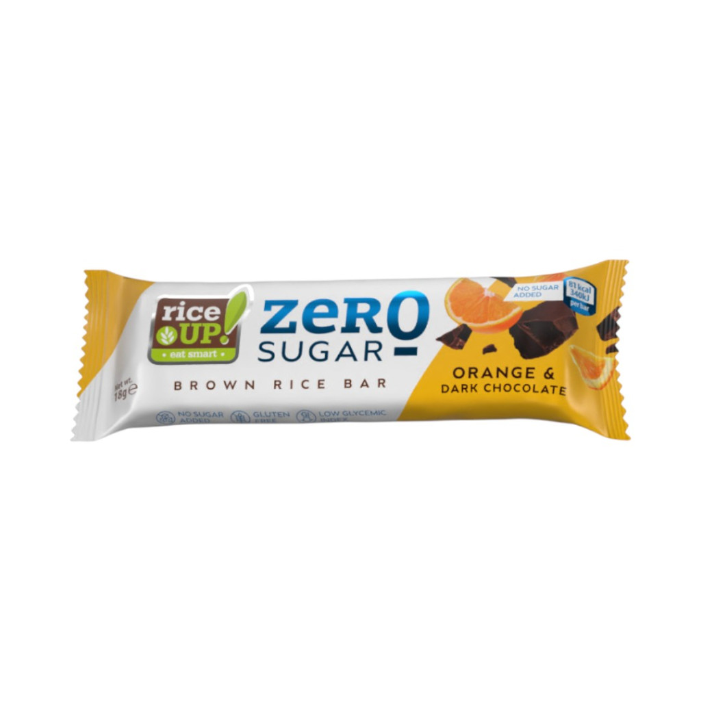 Rice Up zero rizsszelet narancsos ízű étcsokoládéval hozzáadott cukor nélkül 18 g