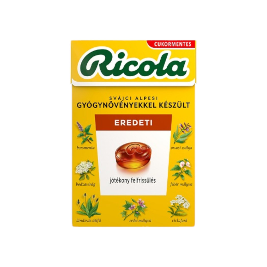 Bomboane Ricola cu plante originale 40 g