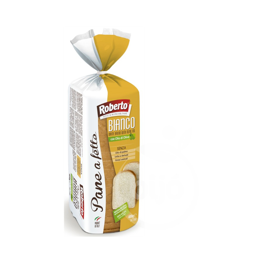 Pokrojony biały chleb Roberto 400 g