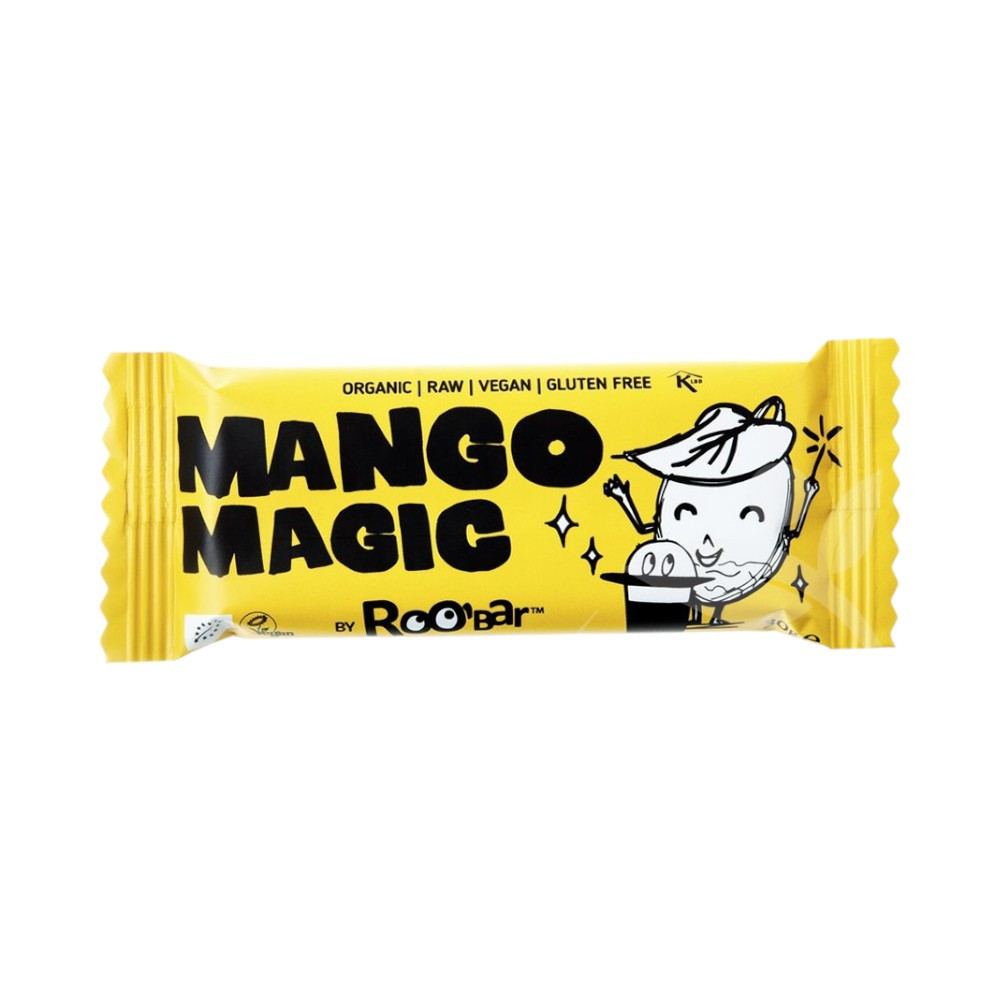 Bară bio din fructe crude Roobar cu mango 30 g