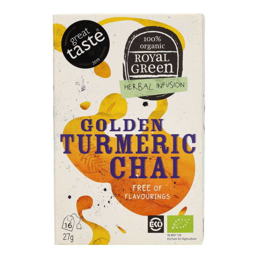 Ceai Bio Royal Green cu Turmeric Chai