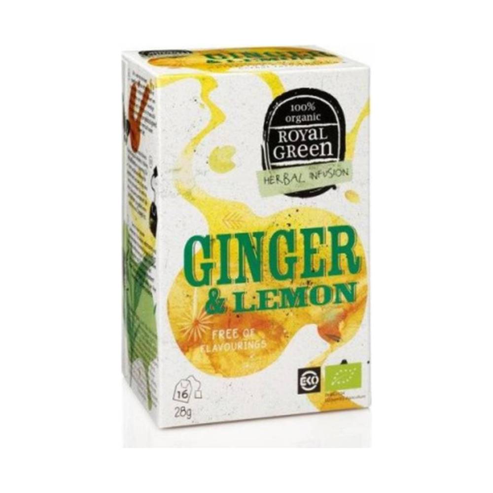Royal Green Bio Tea Gyömbér &amp;amp;amp;ampampampamp Citrom