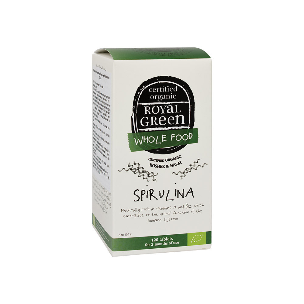 Královská zelená spirulina tableta 120 ks