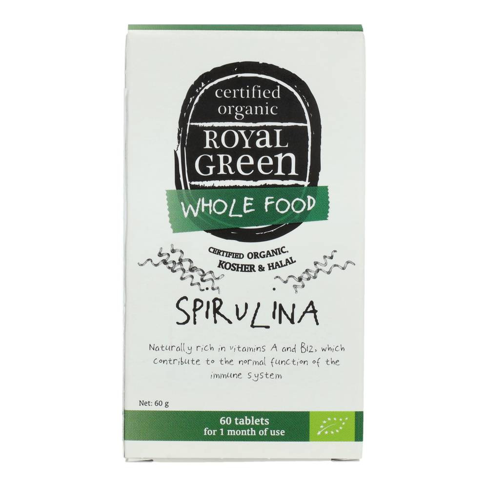 Royal green spirulina tabletta 60 db