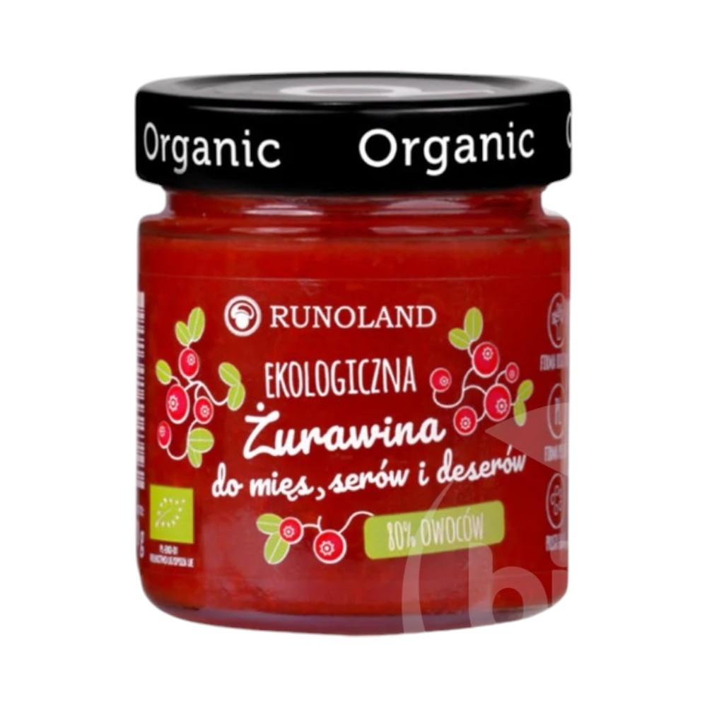 Runoland bio tőzegáfonya szósz húsokhoz 200 g