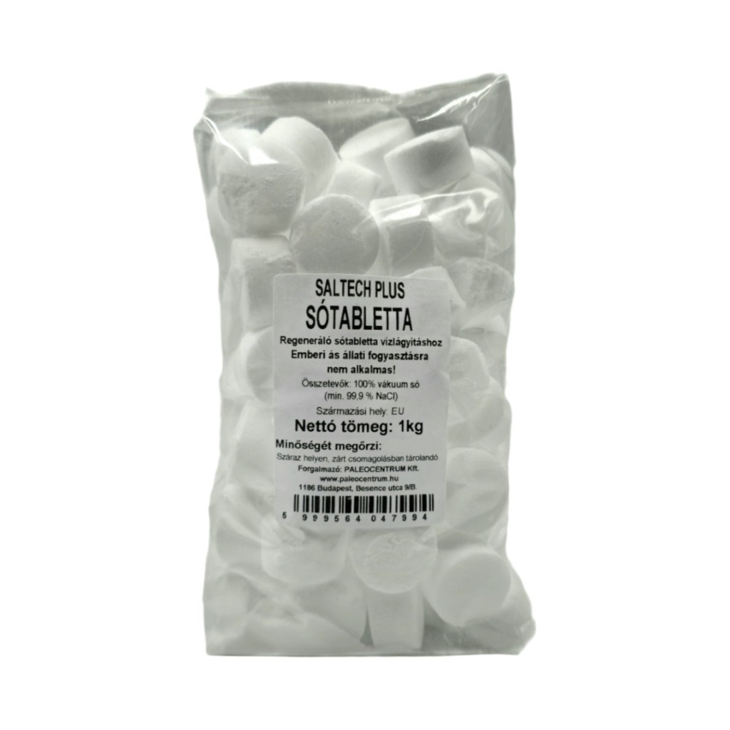 Tabletki solne Saltech Plus 1kg Nie są przeznaczone do spożycia przez ludzi i zwierzęta.