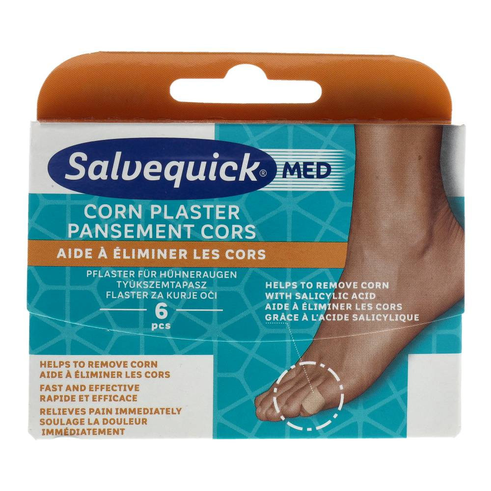 Leukoplasty na kuří oko Salvequick, 6 kusů