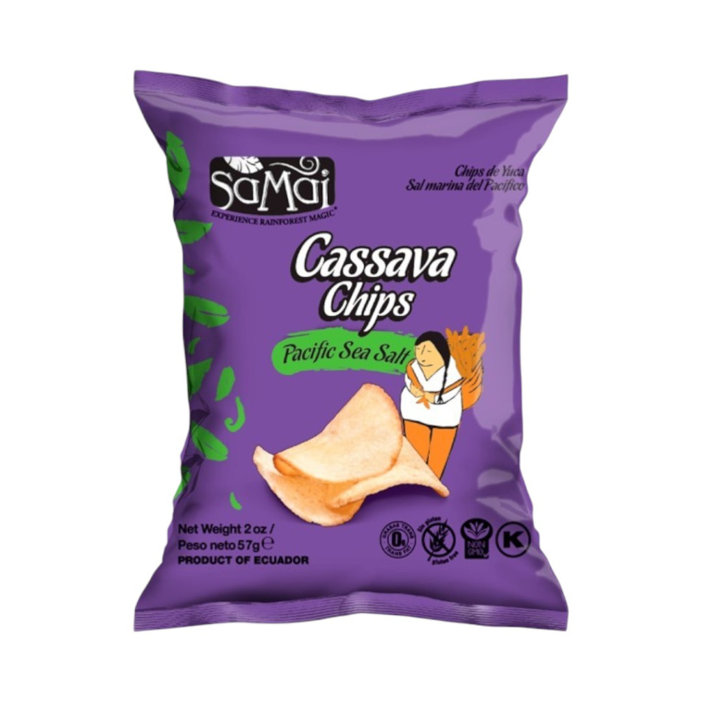 Samai cassava chips sea salted 57 g