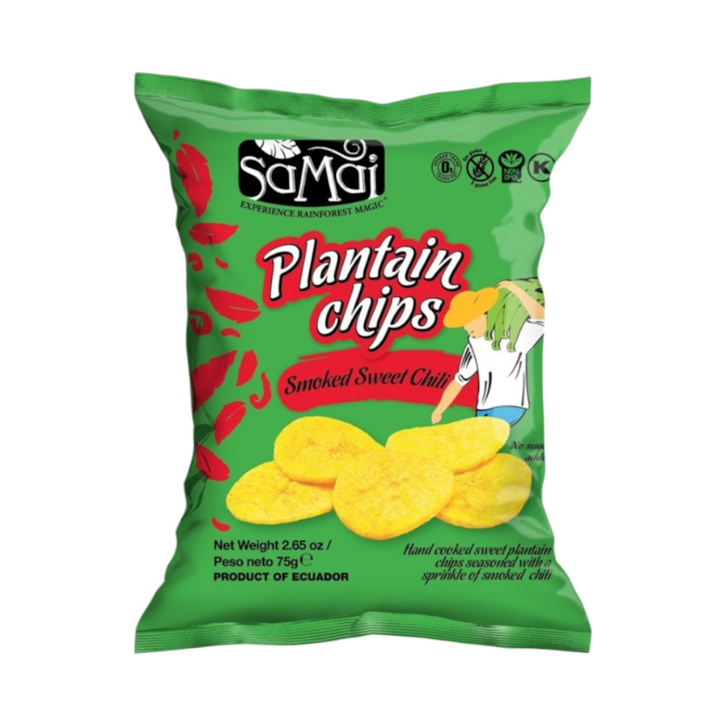 Plátky banánovníka Samai s cukrom a chilli 75 g