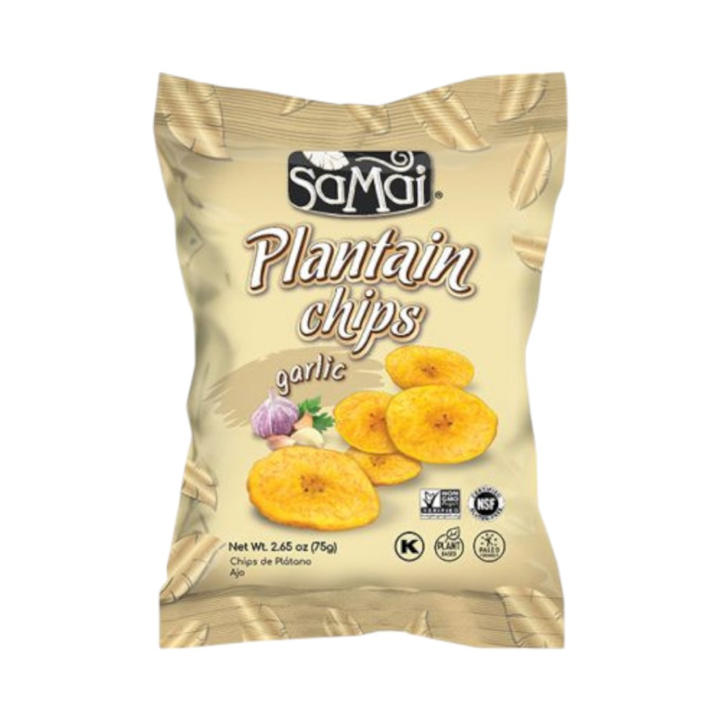 Samai plantain cooking banana chips garlic 75 g