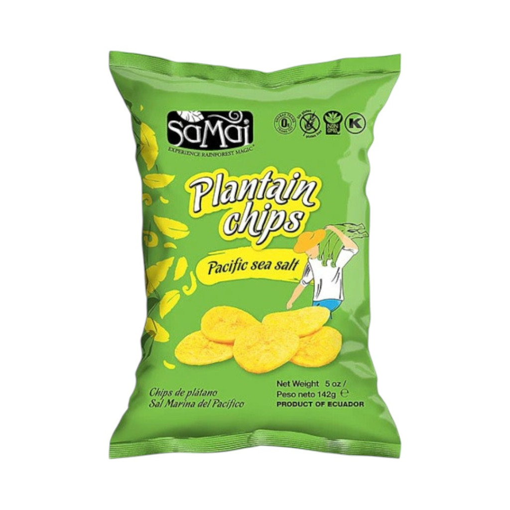 Samai plantain főzőbanán chips tengeri sós nagy kiszerelés 142 g