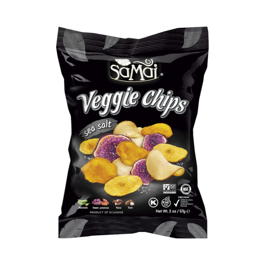 SAMAI RAINFOREST GEMÜSECHIPS MIT MEERSALZ 57 g