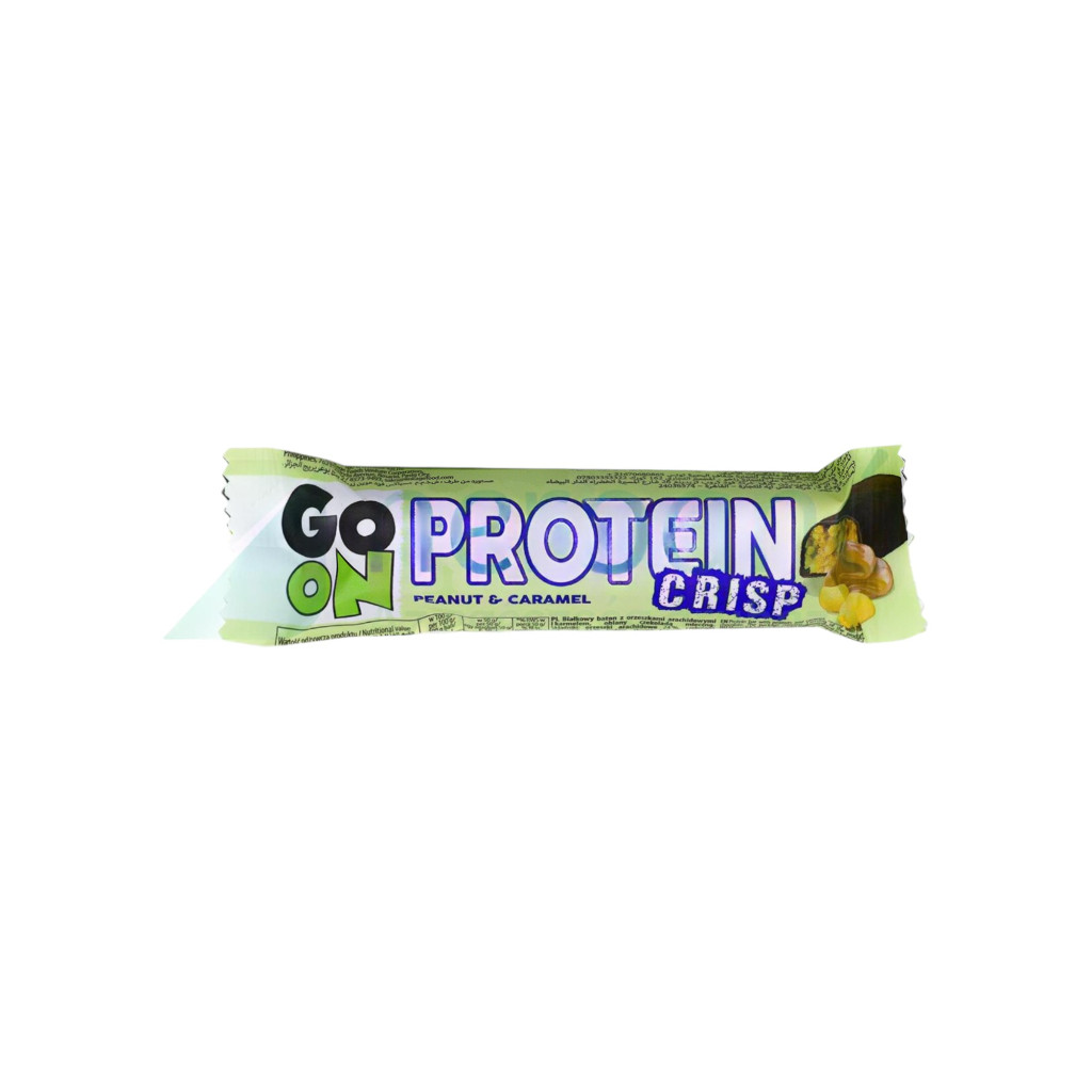 SANTE GO ON CRISP PROTEIN SZELET MOGYORÓS KARAMELLÁS ÍZŰ 50G