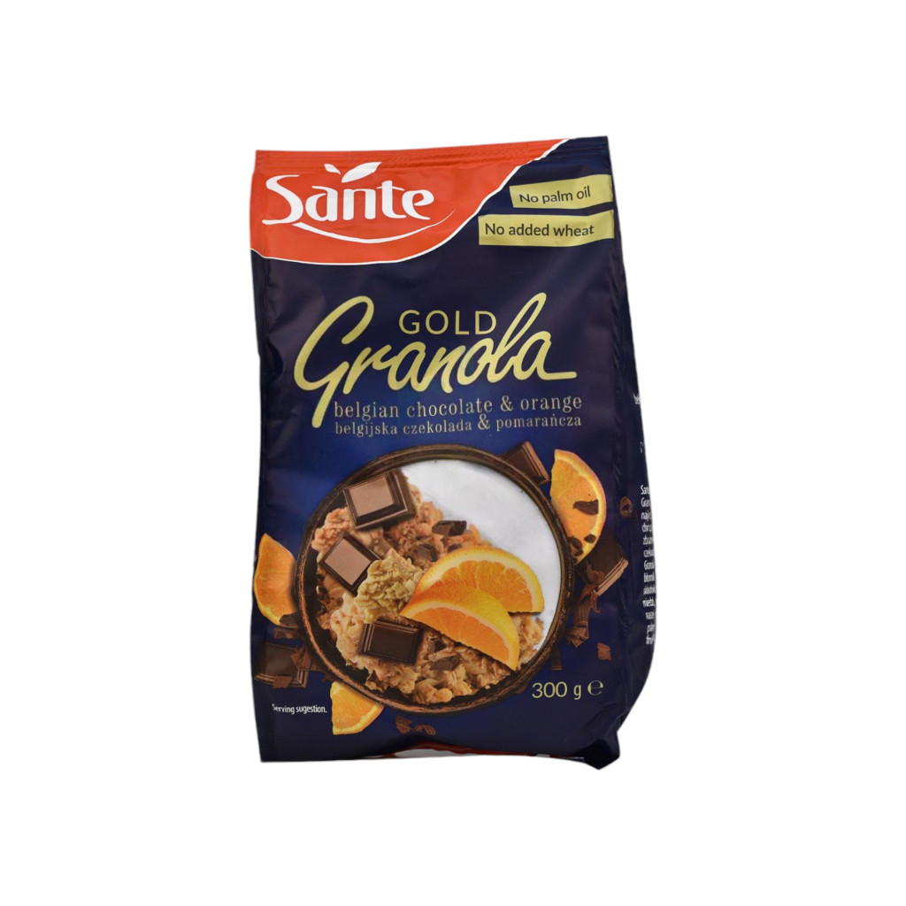 Sante granola gold csokoládés narancsos 300 g