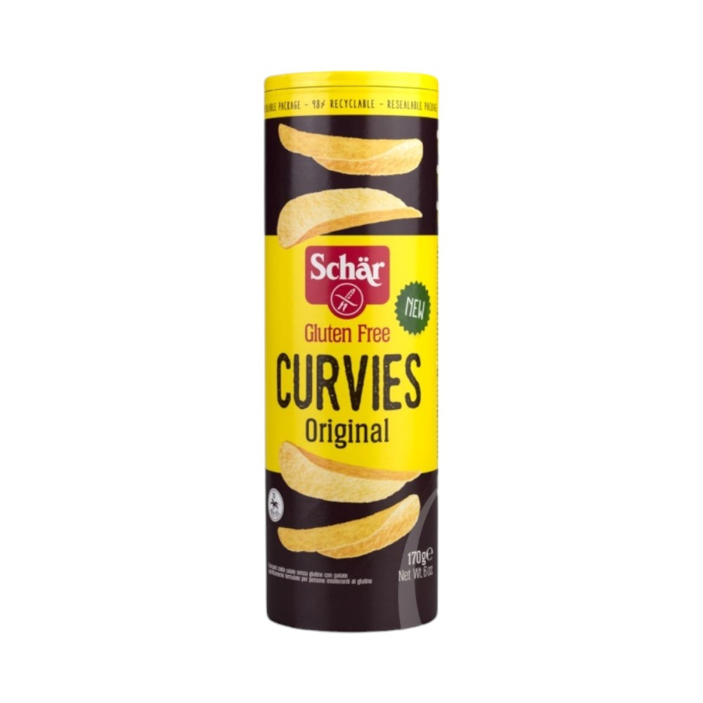 Chipsy Schar Curvies Oryginalne 170 g