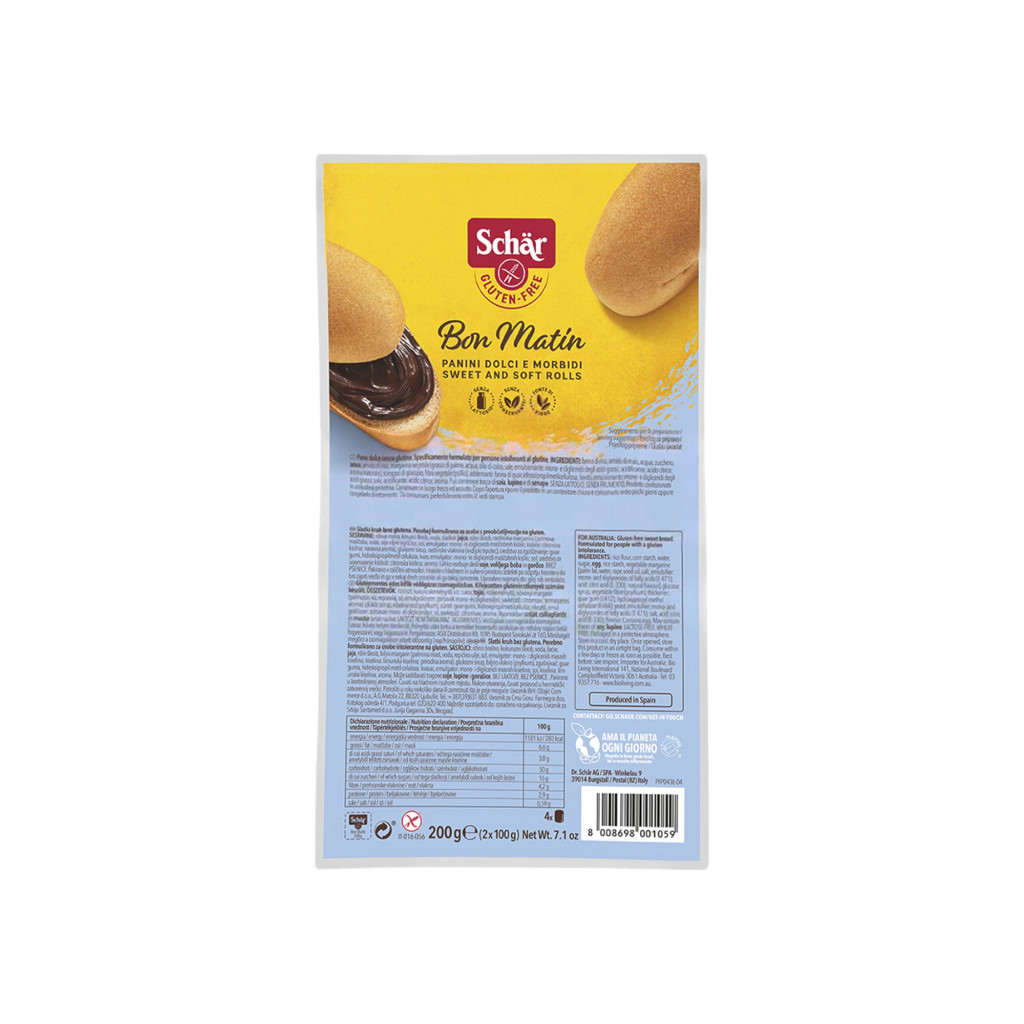 Schar gluten-free sweet rolls good morning 200 g