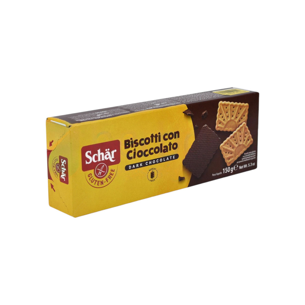 Biscuiţi cu ciocolată Schar fără gluten 150g