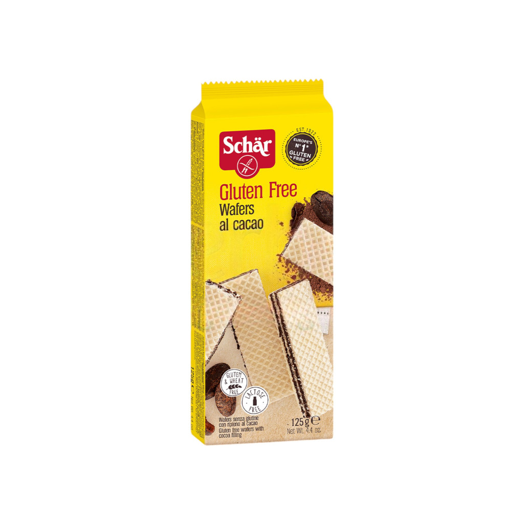 Bezlepkové kakaové oblátky Schar 125 g