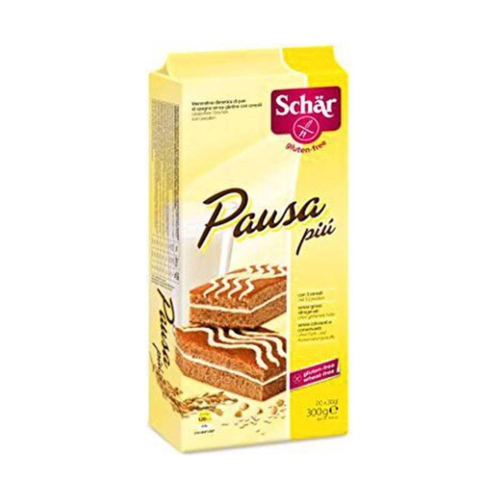 Schär pause (piú) biscuit slice filled with milk cream 30 g