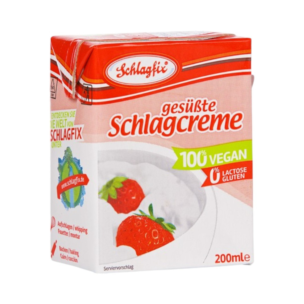 Schlagfix vegan cream 15% - sweetened, 200 ml
