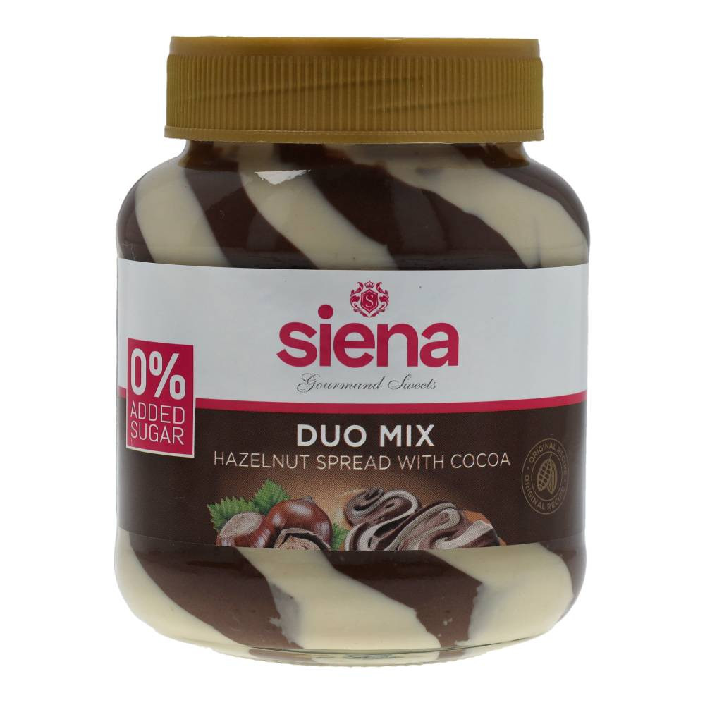 Siena duo mix kakaós mogyorós tejkrém édesítőszerrel 400 g