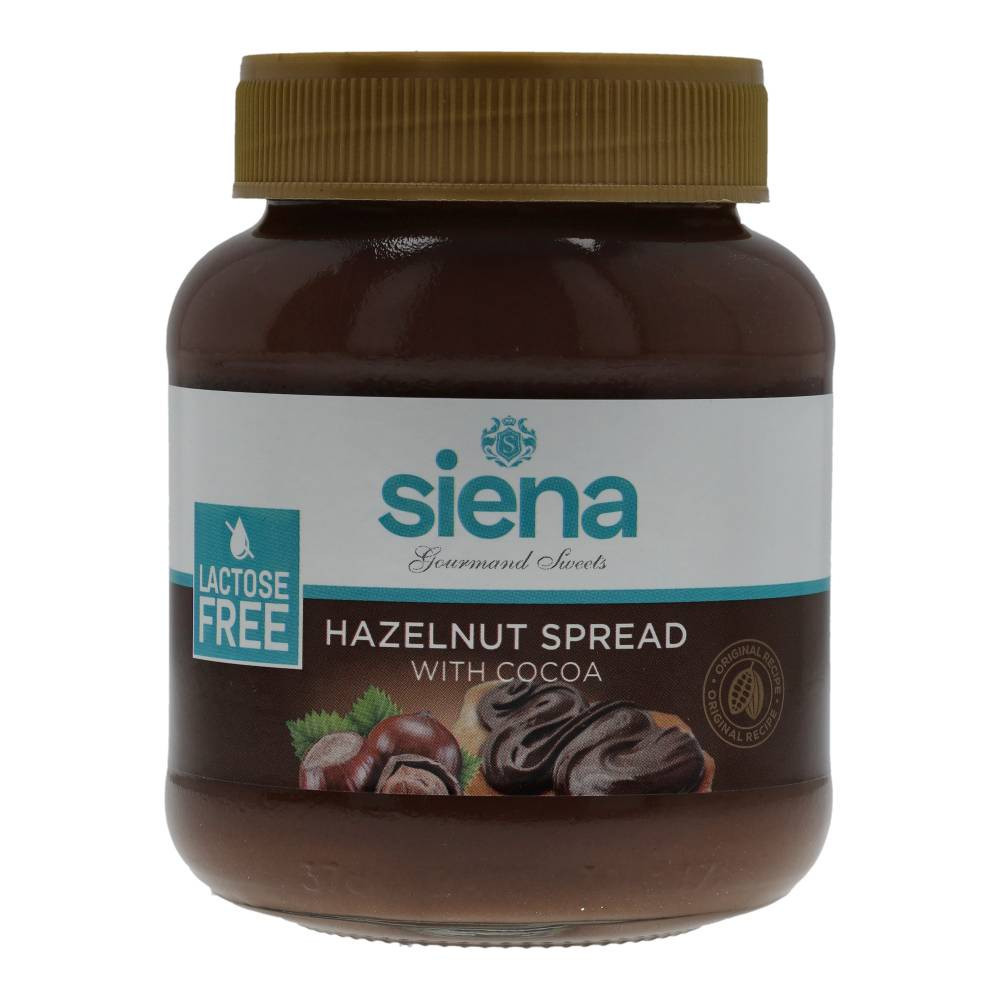 Siena kakaós mogyorókrém laktózmentes 400 g