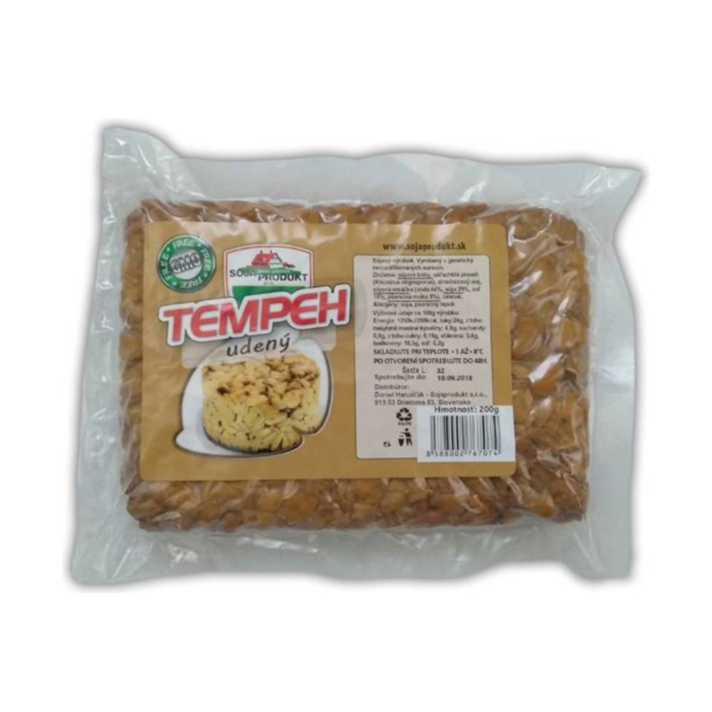Produs din soia: tempeh afumat, 200 g