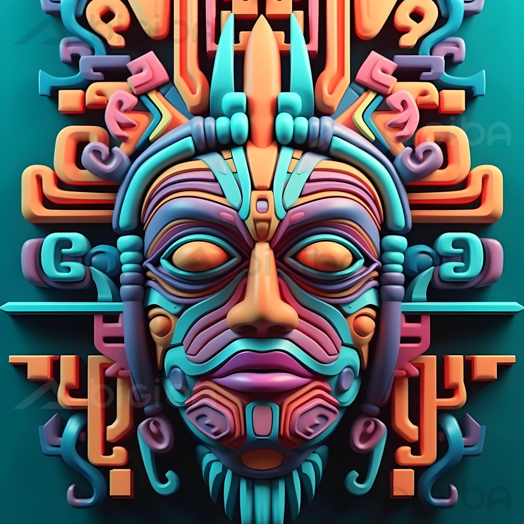 Mystische aztekische Vision