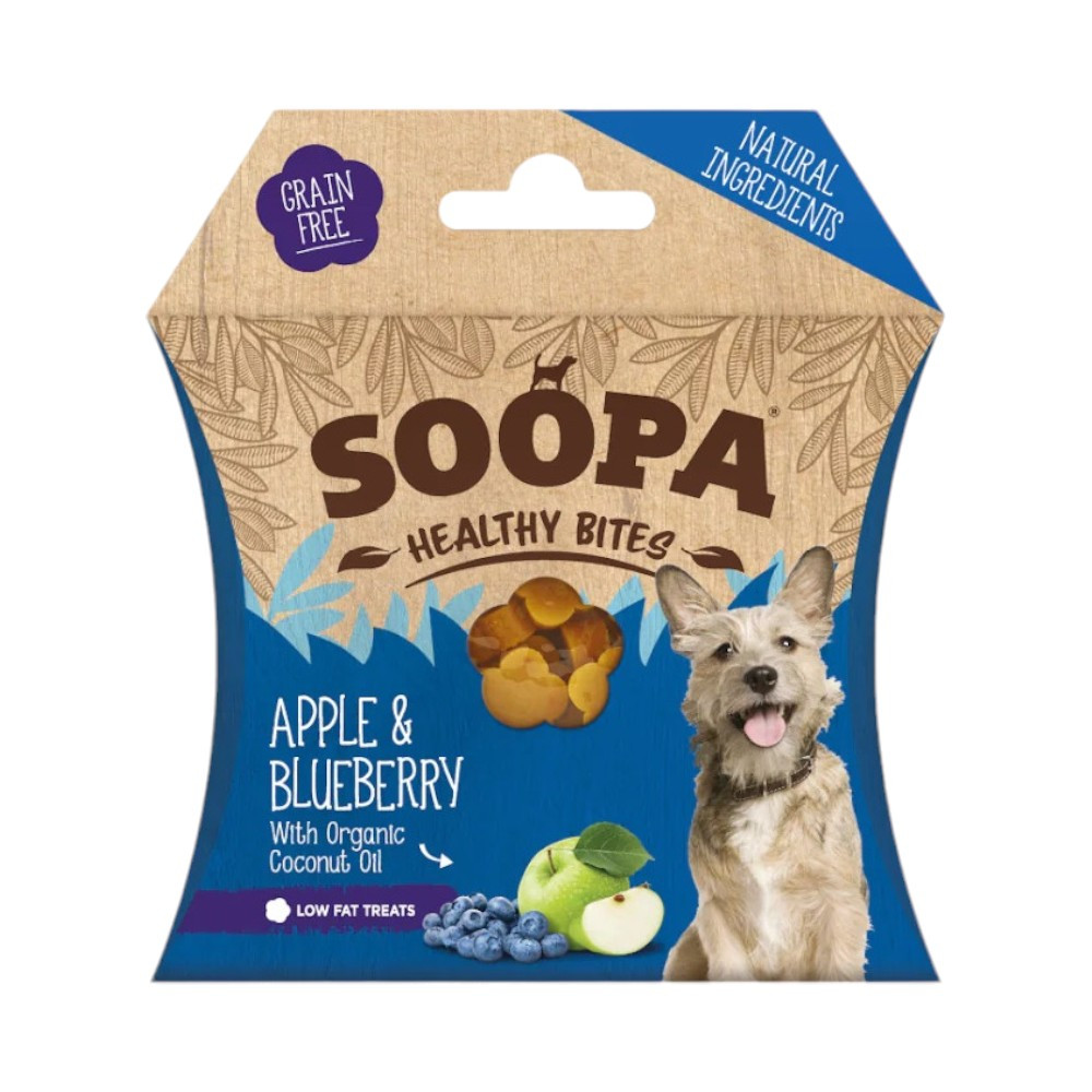 Soopa healthy bites vegán jutalomfalat alma és kékáfonya 50 g