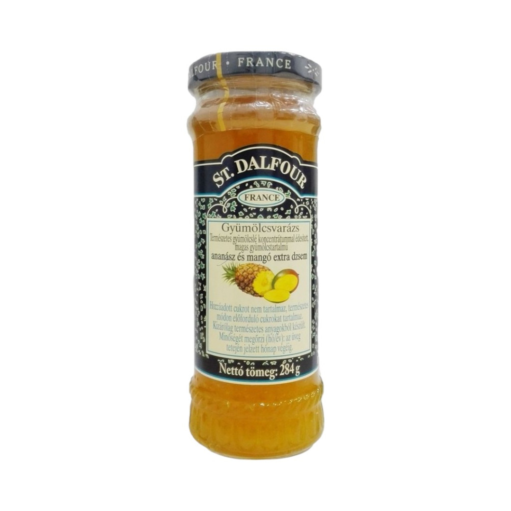 St.Dalfour Ananász És Mangó Dzsem 284 g