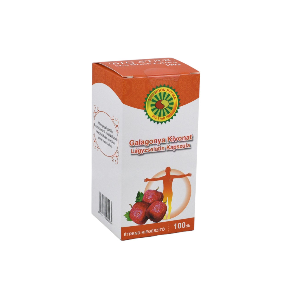 Sun Moon hawthorn fruit extract capsule 100 pcs