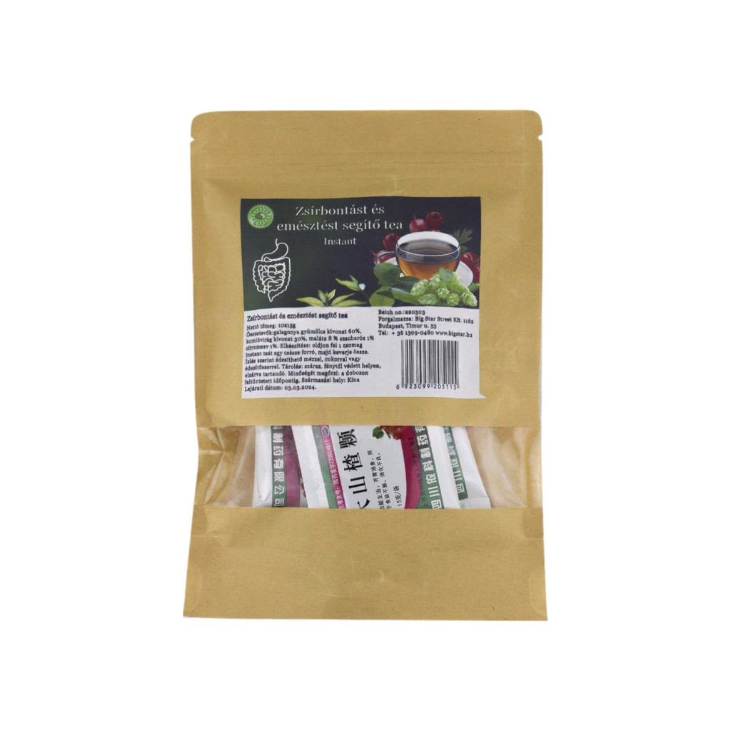 Sun Moon zsírbontást és emésztést segítő instant tea 10x15g 150 g