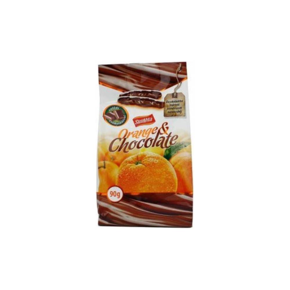 SUNVITA Dark Chocolate Coated Candied Orange Peel 90 g