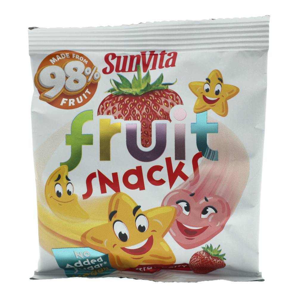 Sunvita fruit snacks eper 20 g