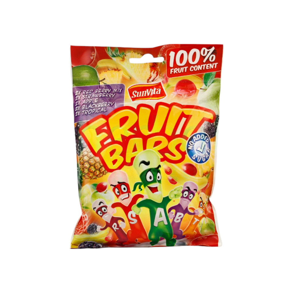 Batoane de fructe Sunvita, 10 bucăți, 150 g